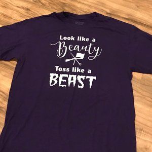 Cute Custom Made Colorguard Graphic Tee